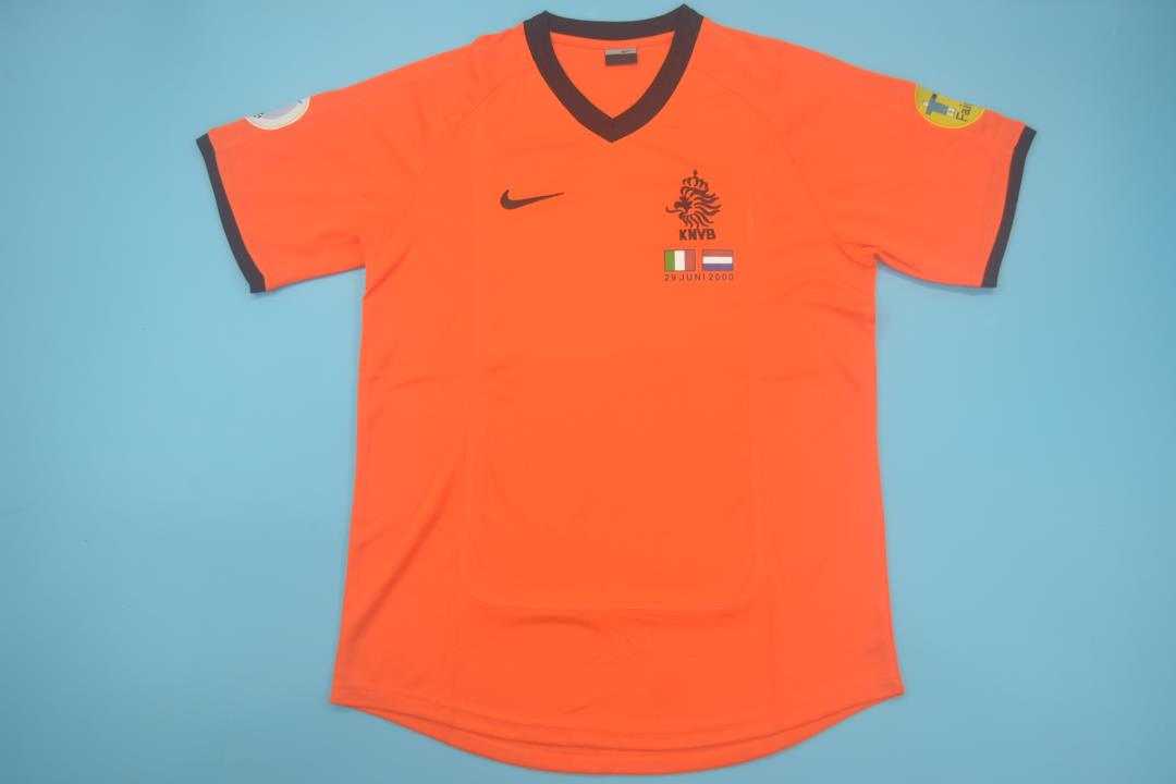 AAA Quality Netherlands 2000 Home Retro Soccer Jersey
