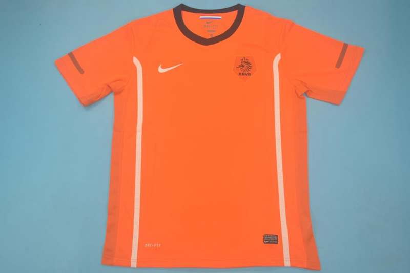 AAA Quality Netherlands 2010 Home Retro Soccer Jersey