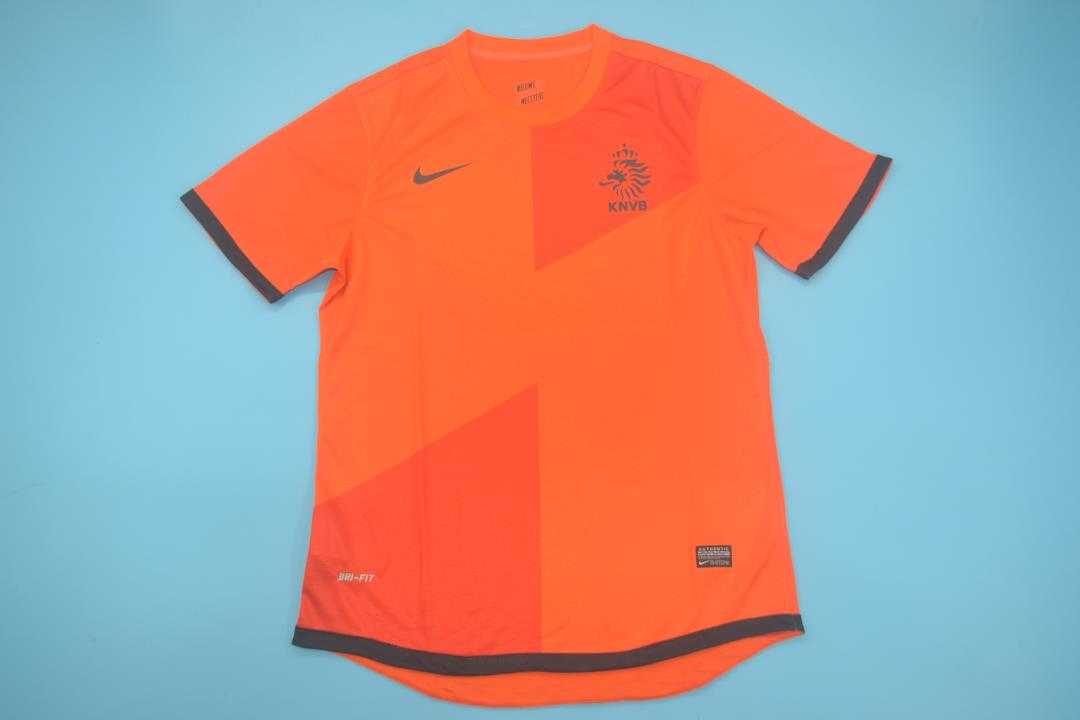 AAA Quality Netherlands 2012 Home Retro Soccer Jersey