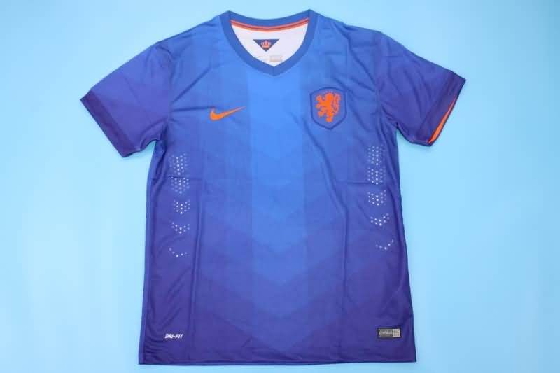 AAA Quality Netherlands 2014 Away Retro Soccer Jersey