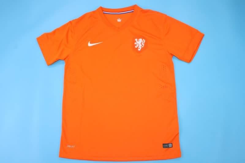AAA Quality Netherlands 2014 Home Retro Soccer Jersey