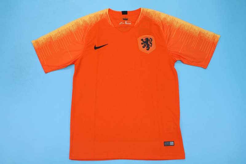 AAA Quality Netherlands 2018 Home Retro Soccer Jersey
