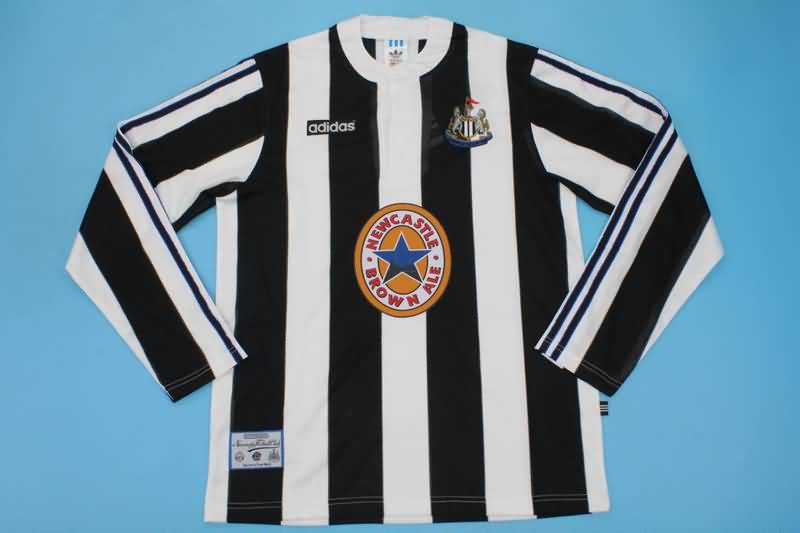 AAA Quality Newcastle United 1995/97 Home Long Retro Soccer Jersey