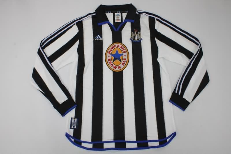 AAA Quality Newcastle United 1999/00 Home Long Retro Soccer Jersey