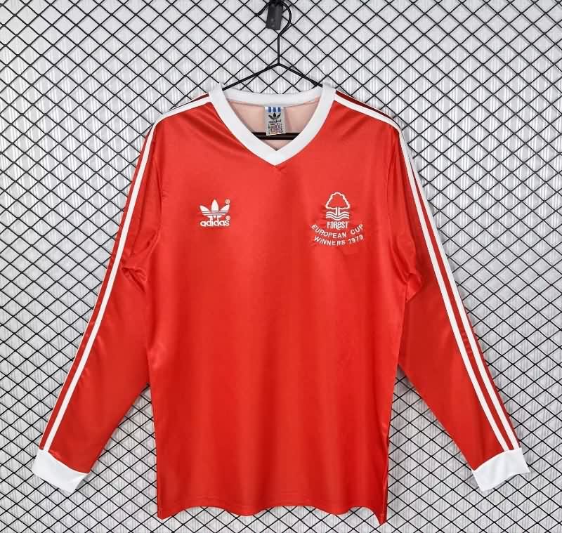 AAA Quality Nottingham Forest 1979 Home Retro Long Sleeve Soccer Jersey