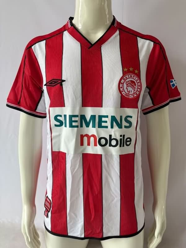 AAA Quality Olympiacos 2002/03 Home Retro Soccer Jersey