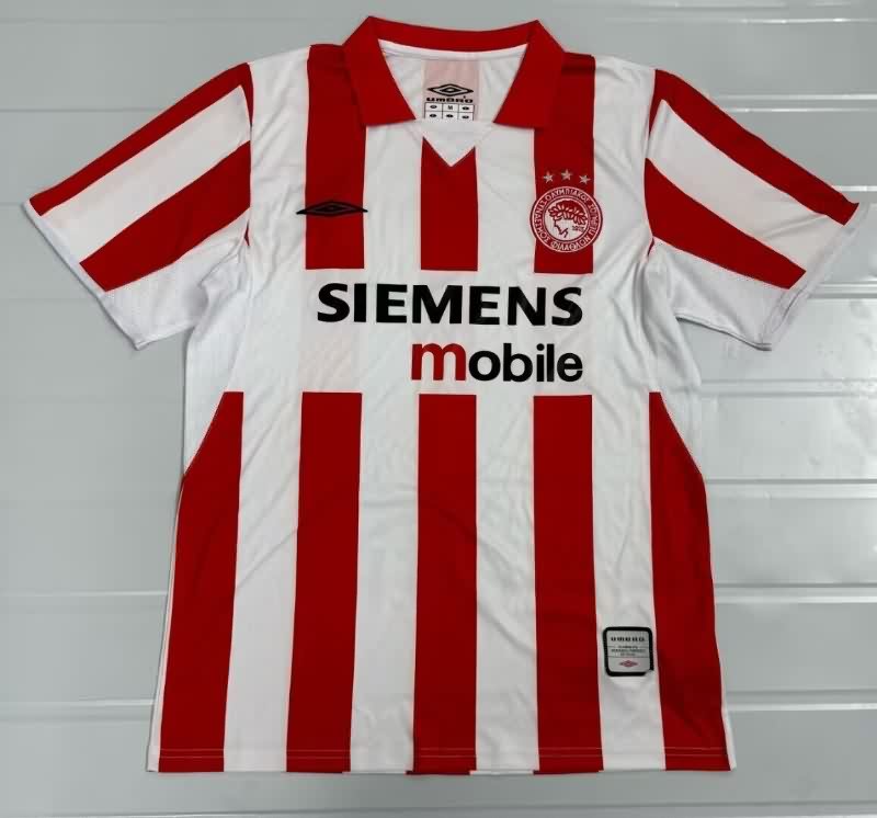AAA Quality Olympiacos 2004/05 Home Retro Soccer Jersey