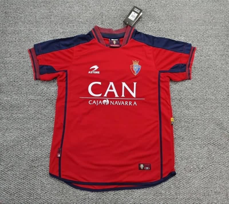 AAA Quality Osasuna 2000/01 Home Retro Soccer Jersey