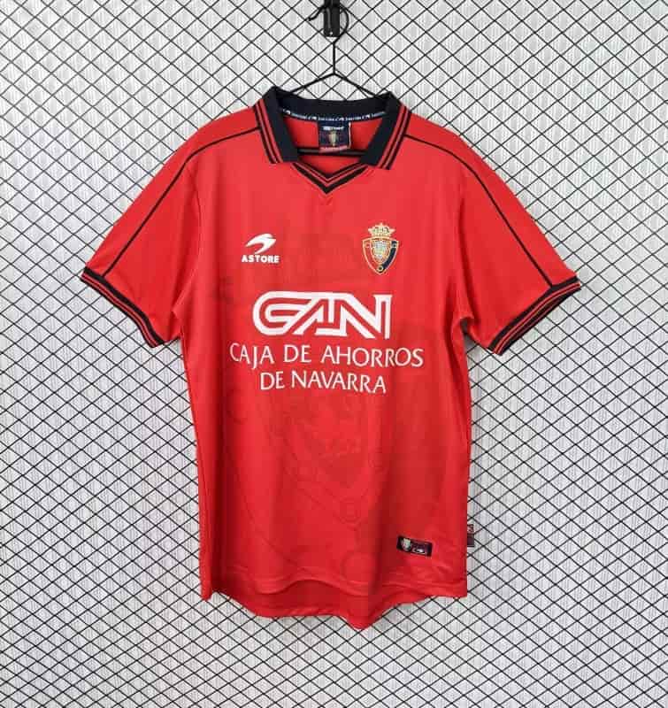 AAA Quality Osasuna 1998/99 Home Retro Soccer Jersey