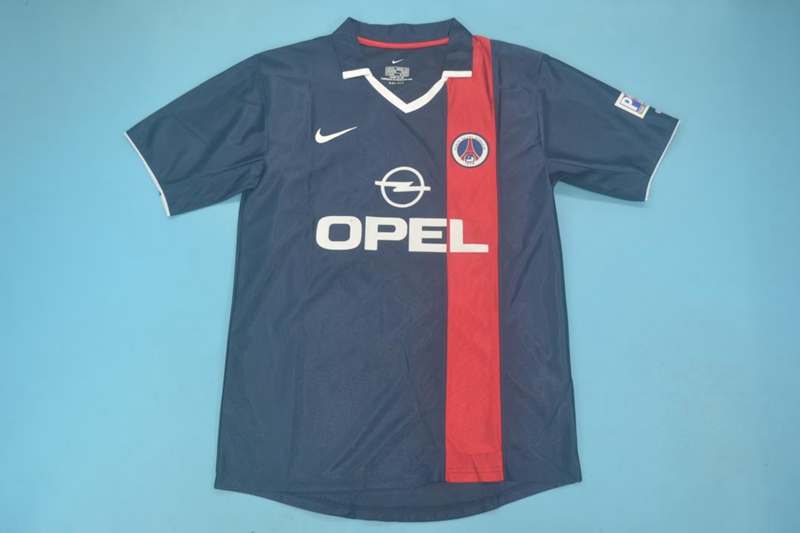 AAA Quality Paris St German 2001/02 Home Retro Soccer Jersey