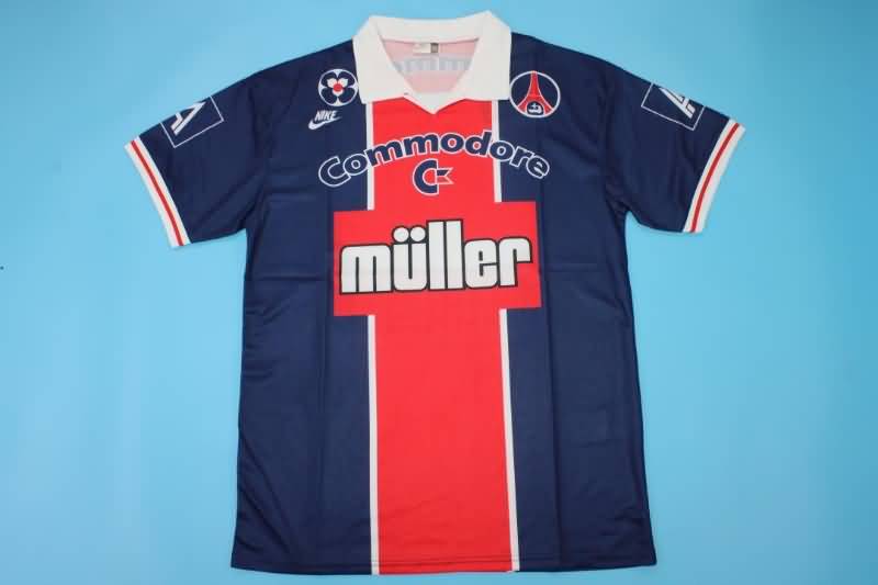 AAA Quality Paris St German 1991/1992 Home Retro Soccer Jersey