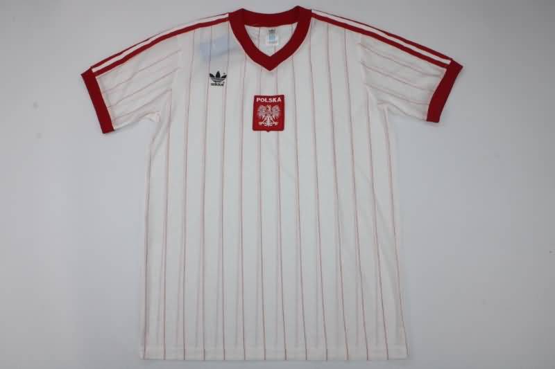 AAA Quality Poland 1982 Home Retro Soccer Jersey