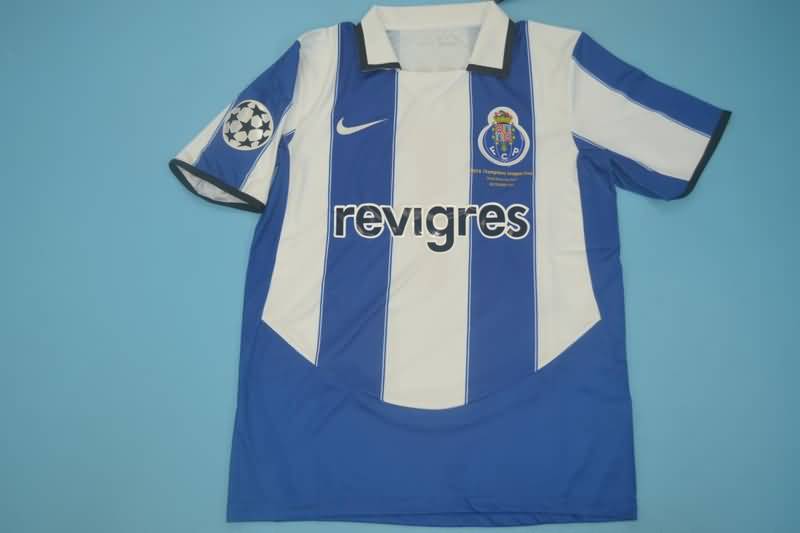AAA Quality Porto 2003/04 Home UCL Final Retro Soccer Jersey