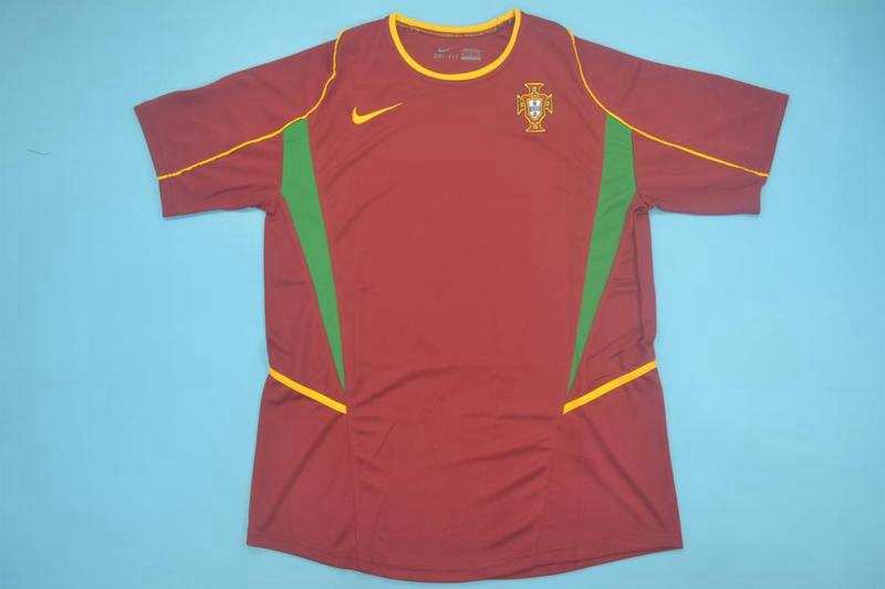 AAA Quality Portugal 2002 Home Retro Soccer Jersey