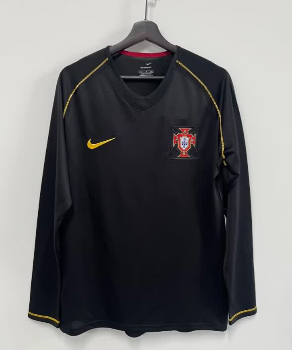 AAA Quality Portugal 2006 Away Long Sleeve Retro Soccer Jersey