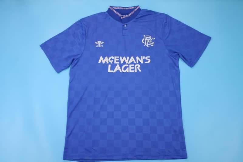 AAA Quality Rangers 1987/90 Home Retro Soccer Jersey