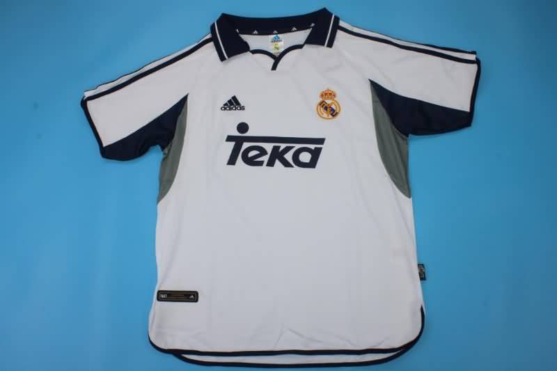AAA Quality Real Madrid 2000/01 Home Retro Soccer Jersey