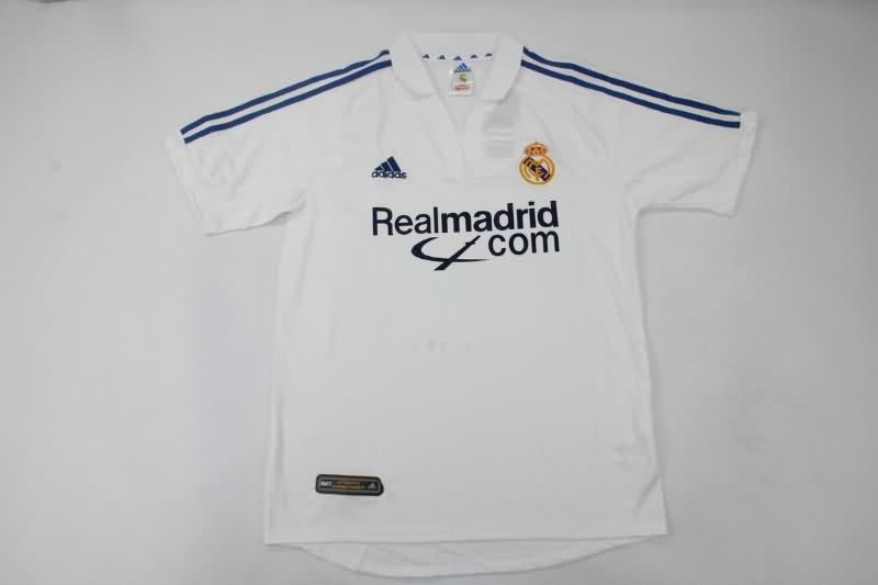 AAA Quality Real Madrid 2001/02 Home Retro Laliga Soccer Jersey