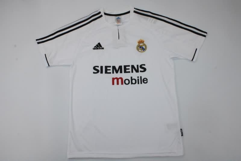 AAA Quality Real Madrid 2003/04 Home Retro Soccer Jersey