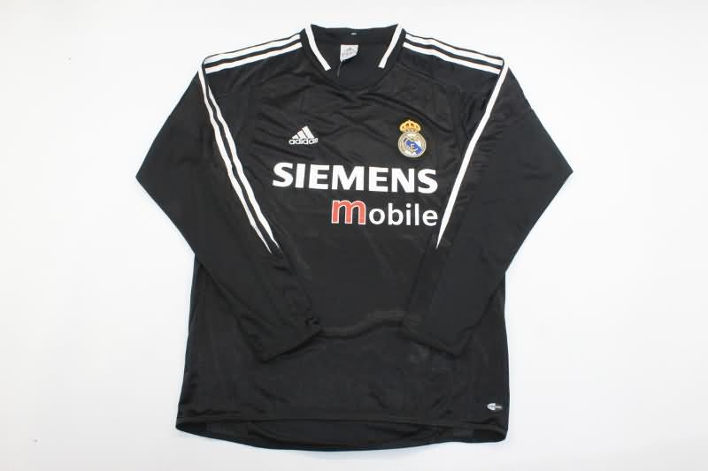 AAA Quality Real Madrid 2004/05 Away Long Sleeve Retro Soccer Jersey