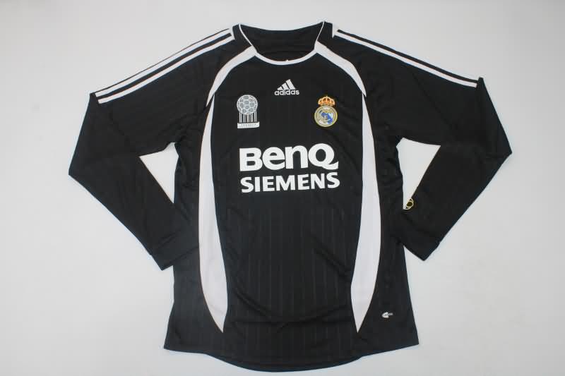 AAA Quality Real Madrid 2006/07 Away Retro Long Sleeve Soccer Jersey