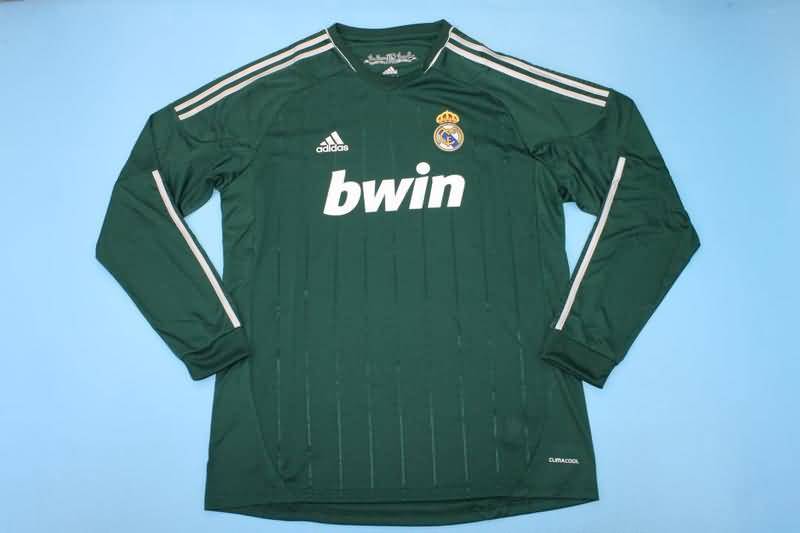 AAA Quality Real Madrid 2012/13 Third Long Sleeve Retro Soccer Jersey
