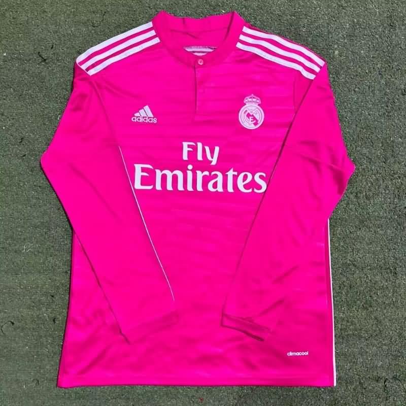 AAA Quality Real Madrid 2014/15 Away Retro Long Sleeve Soccer Jersey