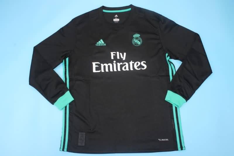 AAA Quality Real Madrid 2017/18 Away Long Retro Soccer Jersey