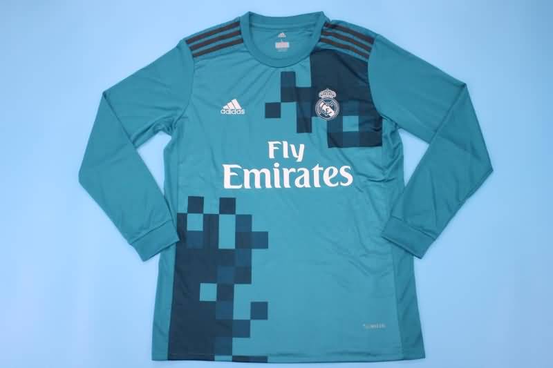 AAA Quality Real Madrid 2017/18 Third Long Sleeve Retro Soccer Jersey
