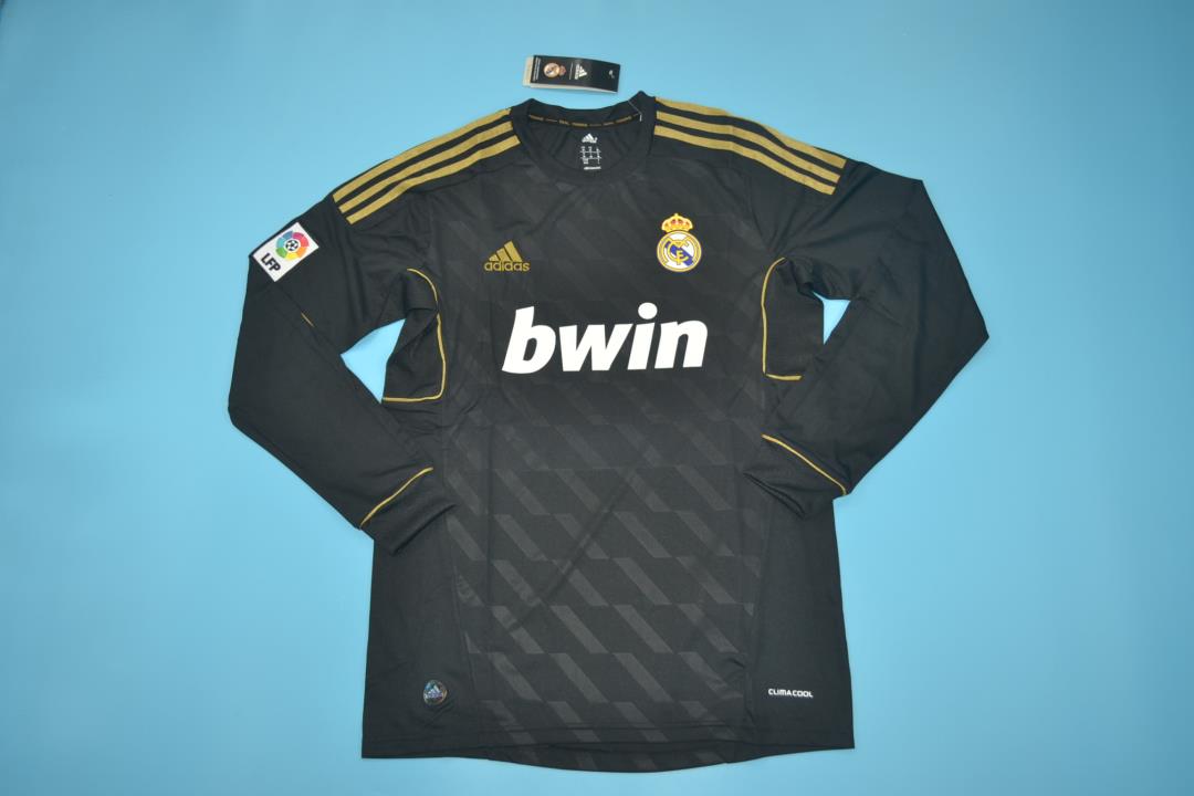 AAA Quality Real Madrid 2011/12 Away Long Retro Soccer Jersey