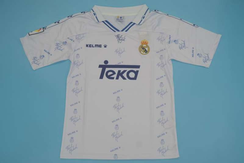 AAA Quality Real Madrid 1994/96 Home Retro Soccer Jersey