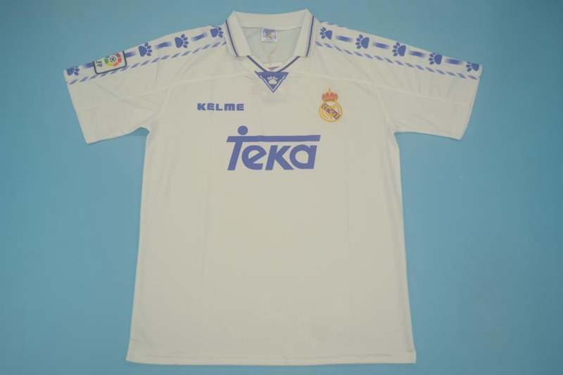 AAA Quality Real Madrid 1996/97 Home Retro Soccer Jersey