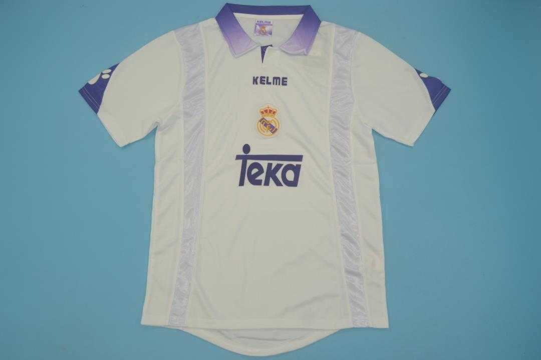 AAA Quality Real Madrid 1997/98 Home Retro Soccer Jersey