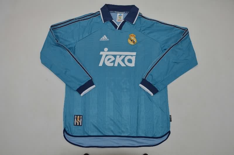AAA Quality Real Madrid 1999/01 Third Long Sleeve Retro Soccer Jersey