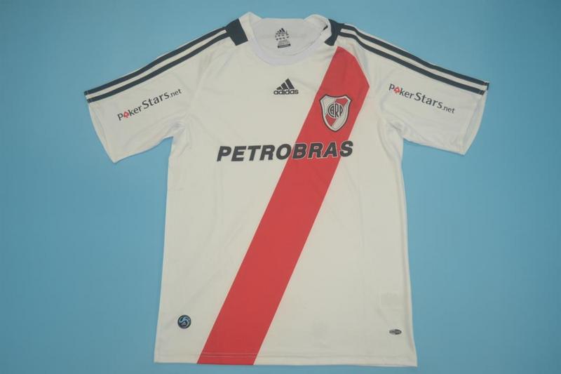 AAA Quality River Plate 2009/10 Home Retro Soccer Jersey