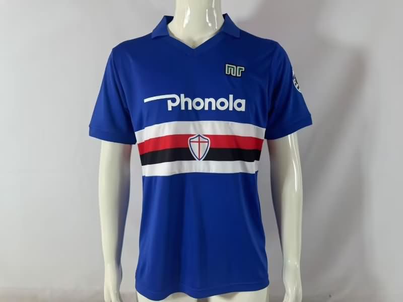 AAA Quality Sampdoria 1983/88 Home Retro Soccer Jersey