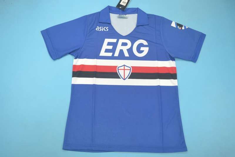 AAA Quality Sampdoria 1990/91 Home Retro Soccer Jersey
