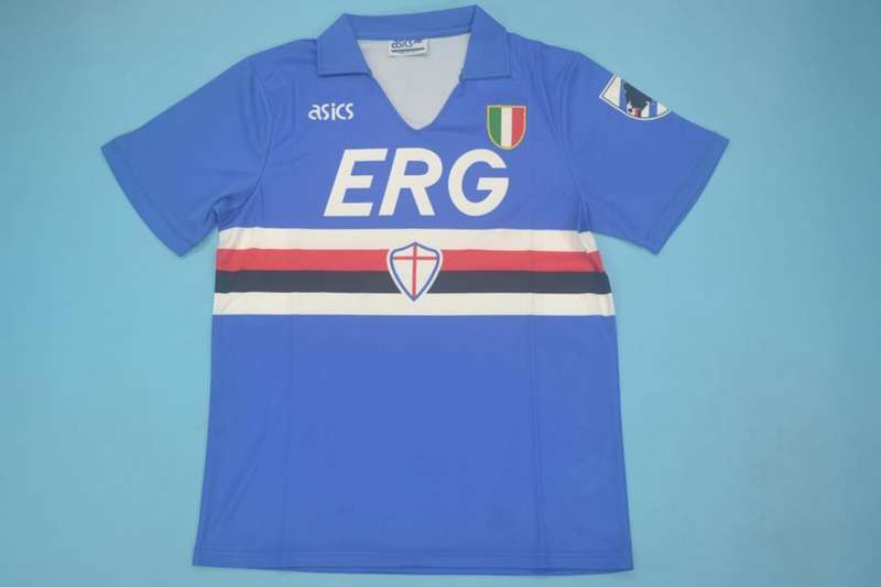 AAA Quality Sampdoria 1991/92 Home Retro Soccer Jersey