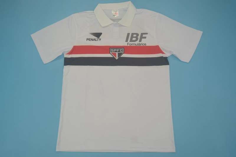 AAA Quality Sao Paulo 1991 Home Retro Soccer Jersey