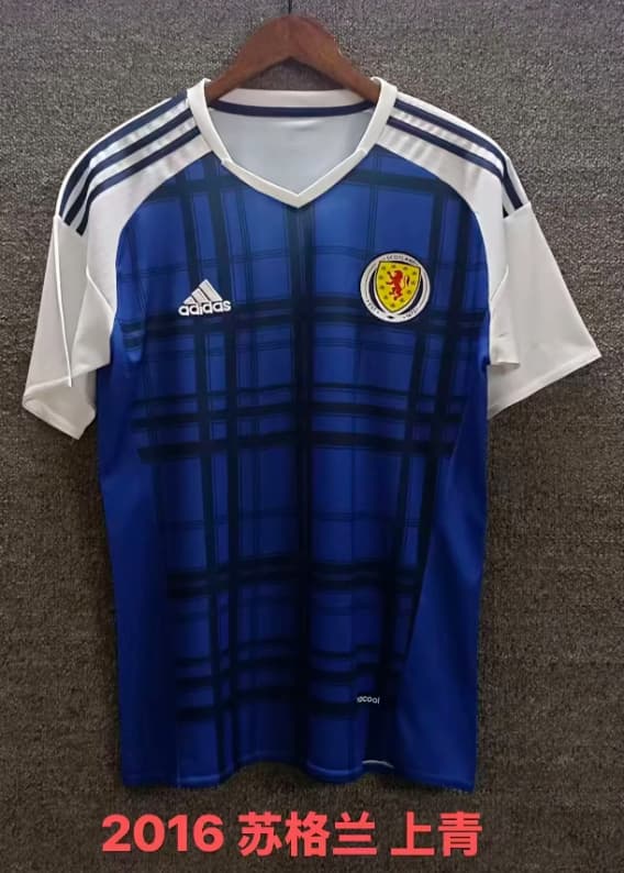 AAA Quality Scotland 2016 Home Retro Soccer Jersey