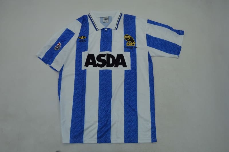 AAA Quality Sheffield Wednesday 1991 League Cup Final Retro Soccer Jersey