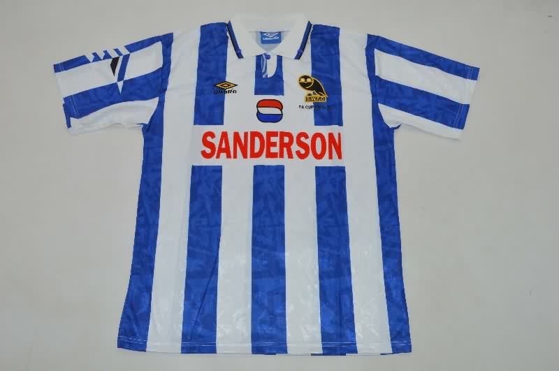 AAA Quality Sheffield Wednesday 1992/93 Cup Retro Soccer Jersey