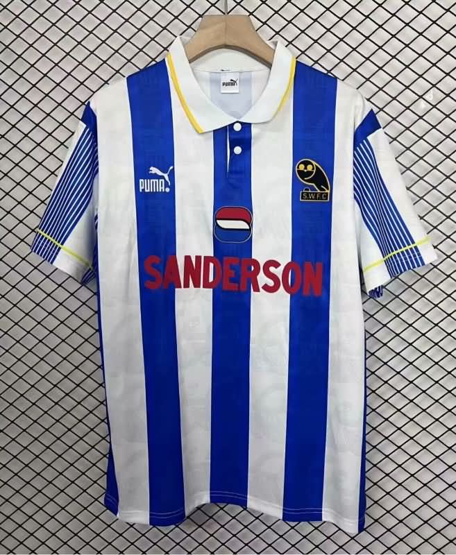 AAA Quality Sheffield Wednesday 1993/95 Home Retro Soccer Jersey AAA Quality Sheffield Wednesday 1993/95 Home Retro Soccer Jersey