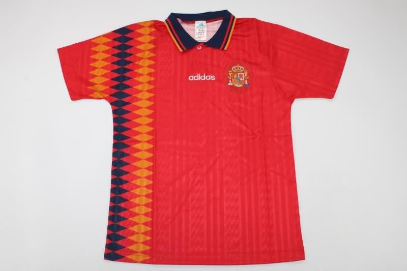 AAA Quality Spain 1994 Home Retro Soccer Jersey