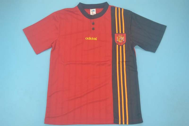 AAA Quality Spain 1996 Home Retro Soccer Jersey