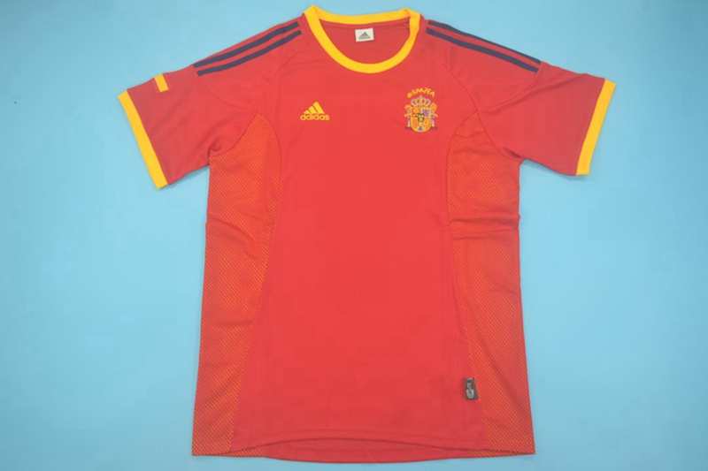 AAA Quality Spain 2002 Home Retro Soccer Jersey