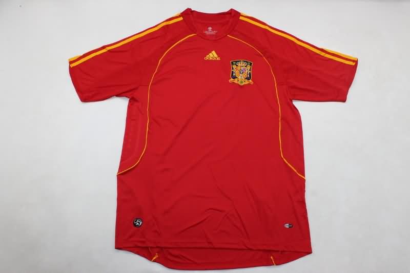 AAA Quality Spain 2008 Home Retro Soccer Jersey