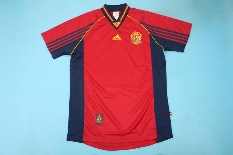 AAA Quality Spain 1998/99 Home Retro Soccer Jersey