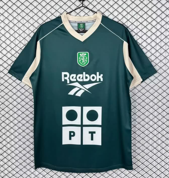 AAA Quality Sporting Lisbon 2000/01 Training Retro Soccer Jersey