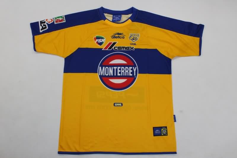 AAA Quality Tigres UANL 2001/02 Home Retro Soccer Jersey